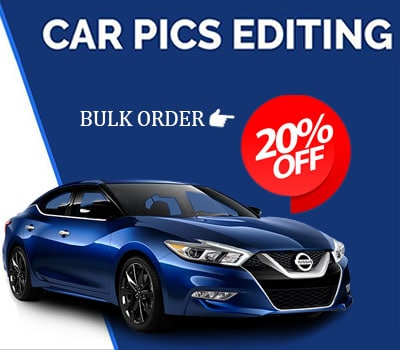 car photo editing service bulk order