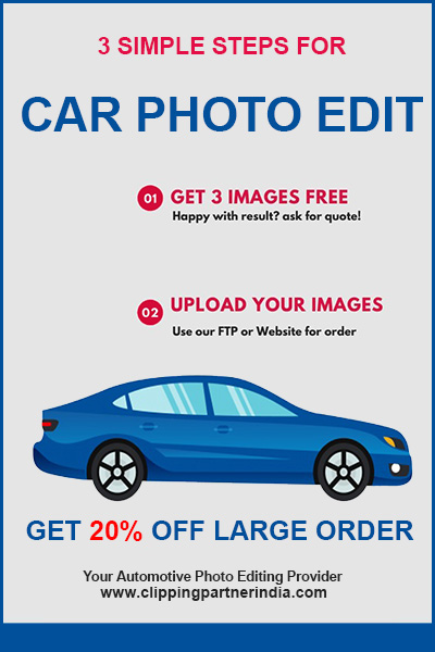 car photo editing service banner