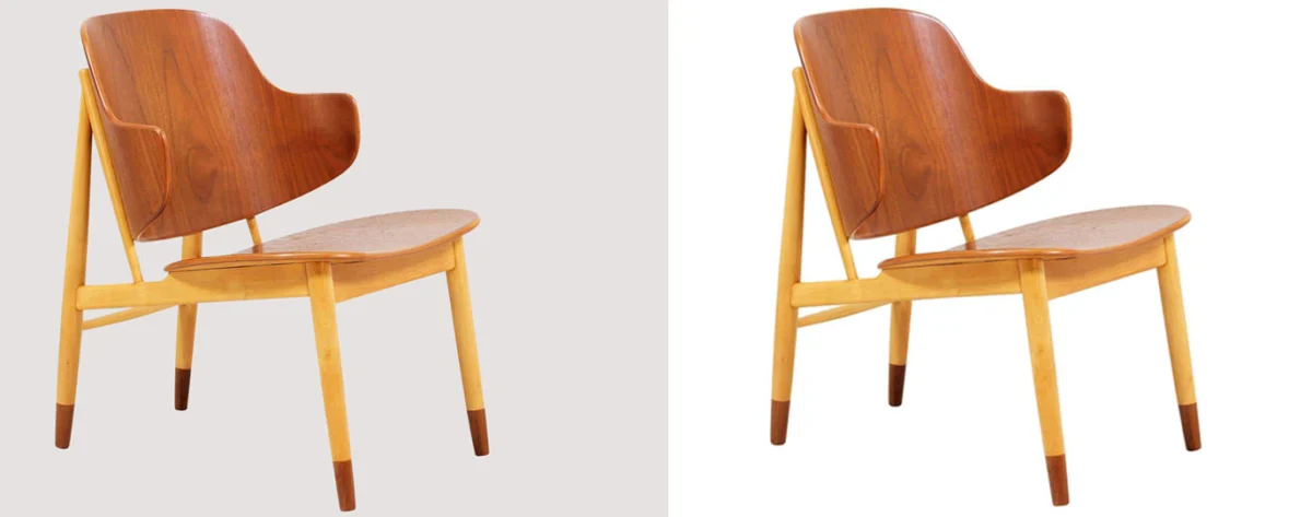 Furniture Photo Editing Services for eCommerce after before