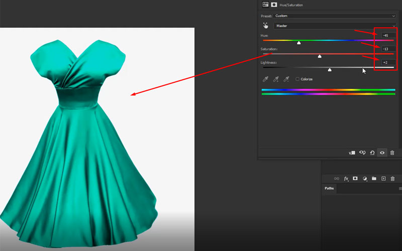 Adjust Saturation And Hue