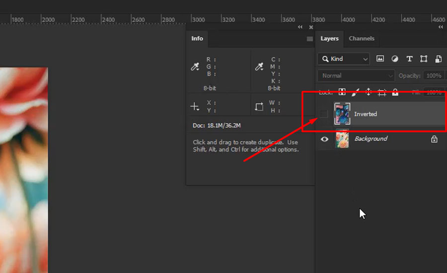 Apply the Arrangement of the Inverted Layer